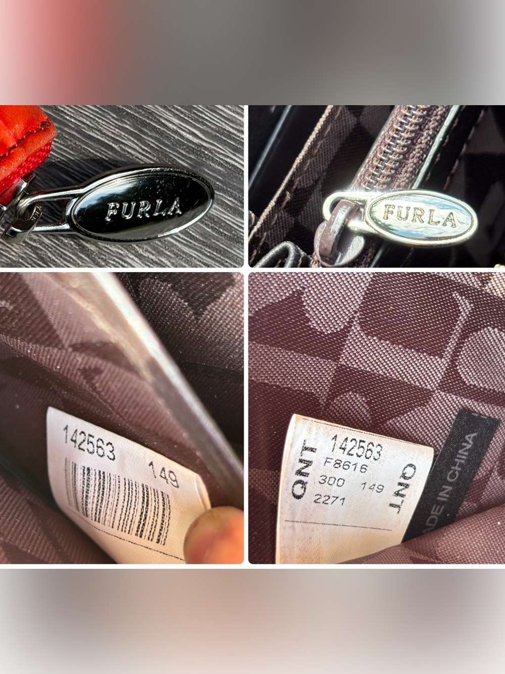 Furla Leather Croc Embossed Long Wallet - Picture 16 of 16